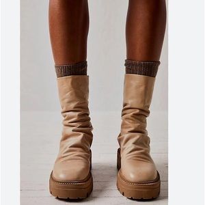 Free People Emma Ruched Boot New Without Box Size 40